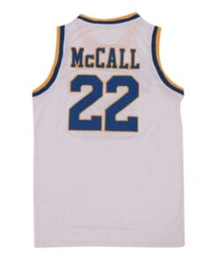 Love & Basketball Quincy McCall Crenshaw White Basketball Jersey