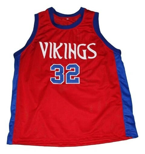 Magic Johnson #32 Vikings Basketball Jersey Red