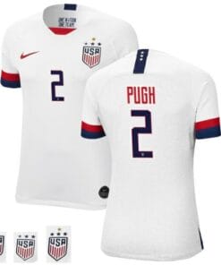 Mallory Pugh Home White no.2 Champions USWNT Soccer Jersey