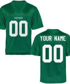 Custom Marshall Thundering Jersey Name and Number NCAA Football