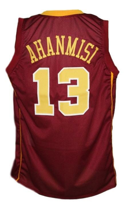 Maverick Ahanmisi #13 Custom College Basketball Jersey Maroon