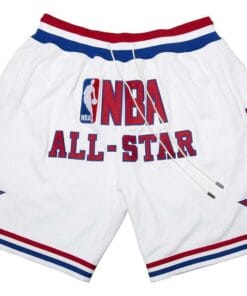 Men 1988 All-Star East Shorts White Shorts All Stitched