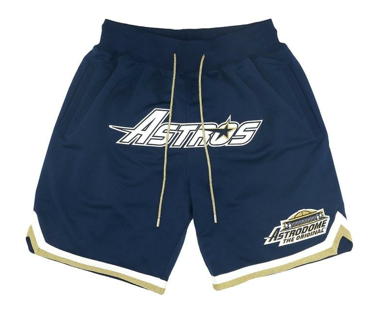 Men Astros Home Run Derby Shorts Navy All Stitched 1 Men Astros Home Run Derby Shorts Navy All Stitched