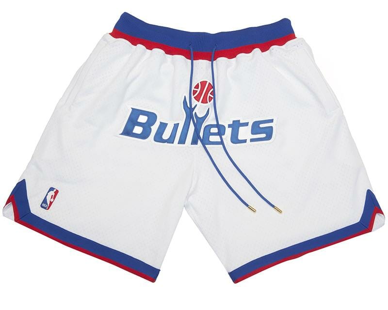 Men Bullets White Shorts All Stitched 1 Men Bullets White Shorts All Stitched