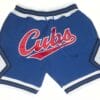 Men Chicago Cubs Royal Shorts All Stitched