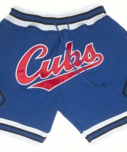 Men Chicago Cubs Royal Shorts All Stitched