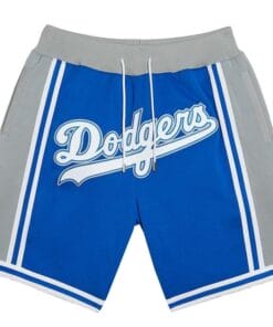 Men Dodgers Blue Shorts All Stitched