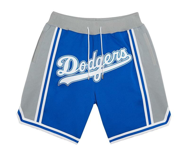 Men Dodgers Blue Shorts All Stitched 1 Men Dodgers Blue Shorts All Stitched