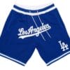 Men Dodgers Royal Shorts All Stitched 5 Men Dodgers Royal Shorts All Stitched