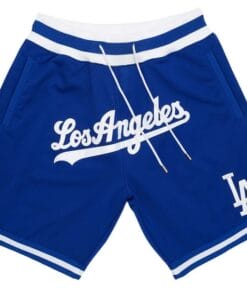 Men Dodgers Royal Shorts All Stitched