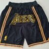 Men Lakers Black Mamba Shorts 1 All Stitched
