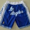Men Los Angeles BLUE Shorts All Stitched 5 Men Los Angeles BLUE Shorts All Stitched