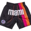 Men Miami Black Shorts All Stitched