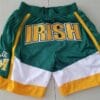 Men The Irish Green Soul Swingman High School Shorts All Stitched 5 Men The Irish Green Soul Swingman High School Shorts All Stitched
