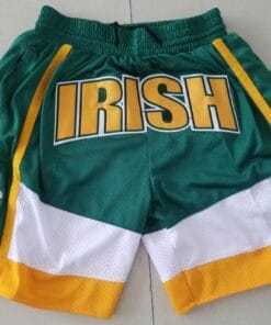Men The Irish Green Soul Swingman High School Shorts All Stitched
