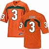 Miami Hurricanes #3 Gore NCAA College Football Jersey Orange 6 Miami Hurricanes #3 Gore NCAA College Football Jersey Orange