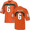 Miami Hurricanes #6 Miller NCAA College Football Jersey Orange 6 Miami Hurricanes #6 Miller NCAA College Football Jersey Orange