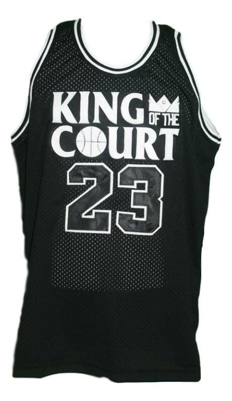 Michael Jordan King Of The Court Basketball Jersey Black 2 Michael Jordan King Of The Court Basketball Jersey Black