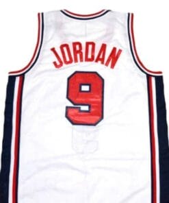 Michael Jordan #9 Team USA Basketball Jersey White
