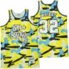 Monica Wright 32 Love And Basketball Camo Jersey