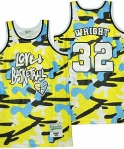 Monica Wright #32 Love And Basketball Camo Jersey