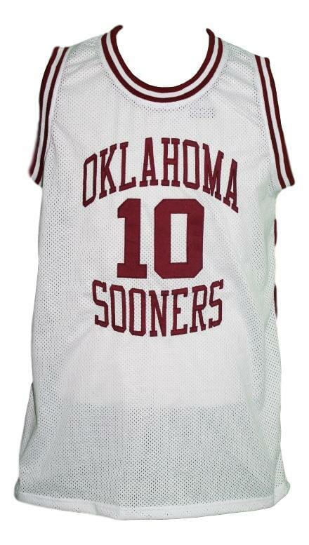 Mookie Blaylock #10 Custom College Basketball Jersey White