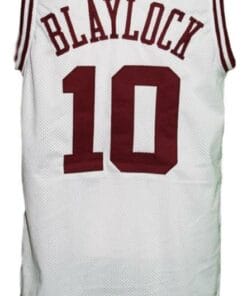 Mookie Blaylock #10 Custom College Basketball Jersey White