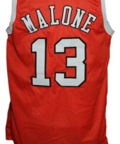 Moses Malone #13 Spirits Of St Louis Aba Basketball Jersey Orange