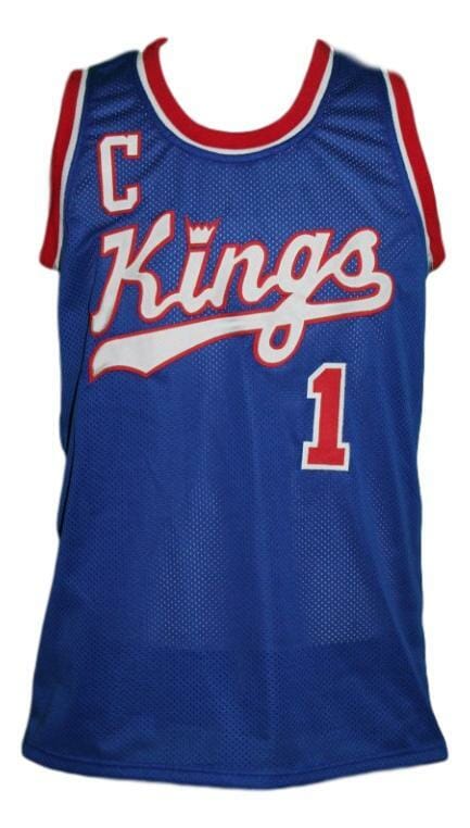 Nate Archibald #1 Cincinnati Royals Kings Basketball Jersey Blue