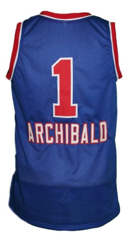 Nate Archibald #1 Cincinnati Royals Kings Basketball Jersey Blue