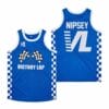 Nipsey Hussle Victory Lap Blue Basketball Jersey