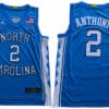 North Carolina Tar Heels #2 Anthony NCAA Basketball Jersey Blue 5 North Carolina Tar Heels 2 Anthony NCAA Basketball Jersey Blue