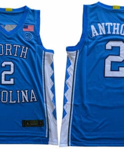 North Carolina Tar Heels #2 Anthony NCAA Basketball Jersey Blue