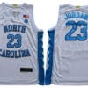 North Carolina Tar Heels 23 Jordan NCAA Basketball Jersey White