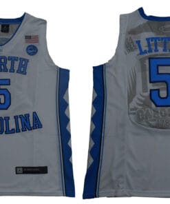 North Carolina Tar Heels #5 Little NCAA Basketball Jersey White