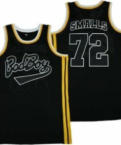 Notorious B.I.G. Biggie Smalls #72 Bad Boy Black Basketball Jersey