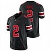 Ohio State Buckeyes #2 Chris Olave Jersey College Football Jersey Black Alternate Stitched