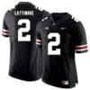 Ohio State Buckeyes #2 Marshon Lattimore Football Jersey Black 6 Ohio State Buckeyes #2 Marshon Lattimore Football Jersey Black