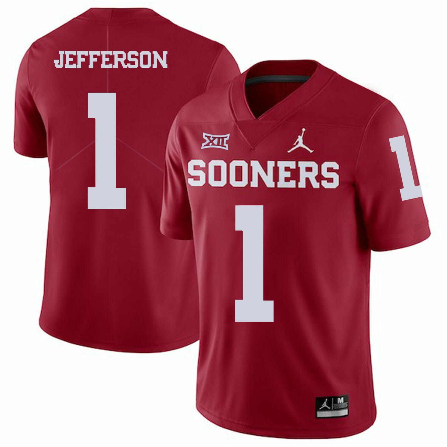Oklahoma Sooners #1 Tony Jefferson Football Jersey Dark Red 1 Oklahoma Sooners #1 Tony Jefferson Football Jersey Dark Red