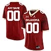 Oklahoma Sooners Custom Name and Number Football Jersey Red