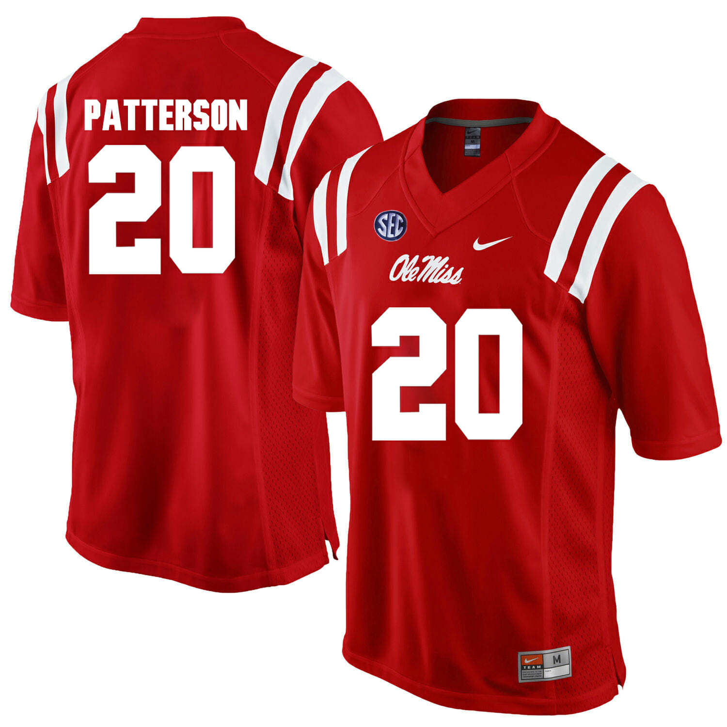 Ole Miss Rebels #20 Shea Patterson NCAA College Football Jersey Red 1 Ole Miss Rebels #20 Shea Patterson NCAA College Football Jersey Red