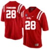 Ole Miss Rebels #28 D'Vaughn Pennamon College Football Jersey Red 6 Ole Miss Rebels #28 D'Vaughn Pennamon College Football Jersey Red
