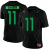 Oregon Ducks #11 Braxton Burmeister College Football Jersey Black 7 Oregon Ducks #11 Braxton Burmeister College Football Jersey Black