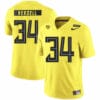 Oregon Ducks #34 CJ Verdell College Football Jersey Yellow