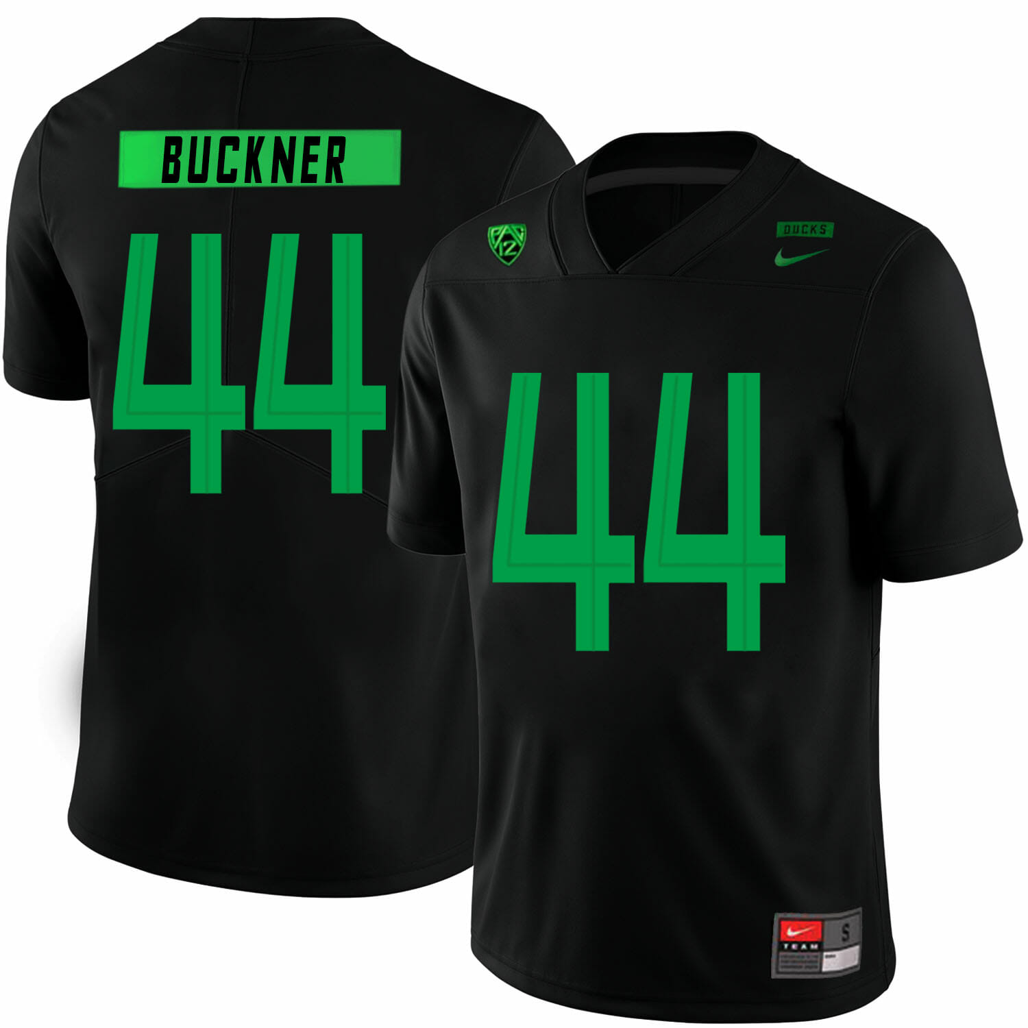 Oregon Ducks #44 DeForest Buckner College Football Jersey Black 1 Oregon Ducks #44 DeForest Buckner College Football Jersey Black