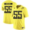 Oregon Ducks #55 Hroniss Grasu NCAA College Football Jersey Yellow