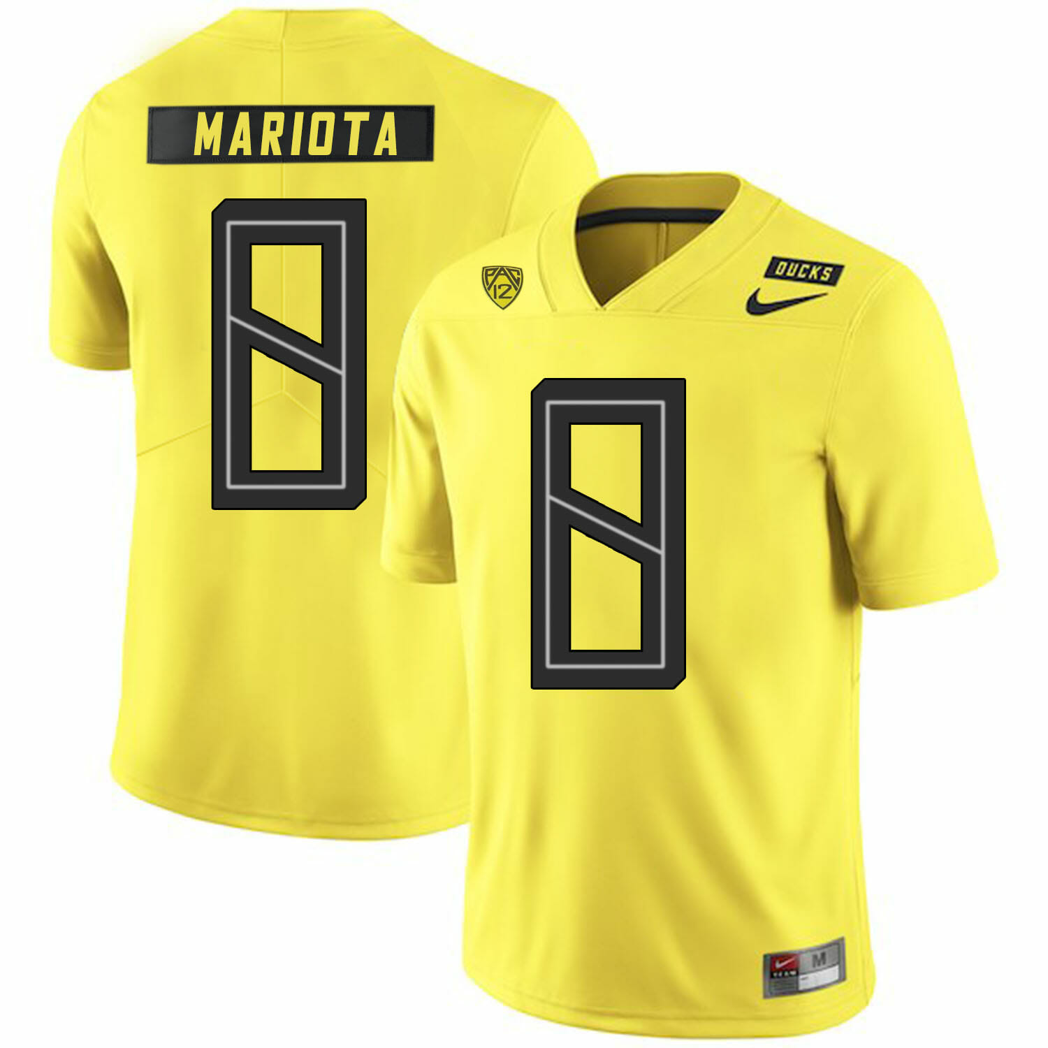 Oregon Ducks #8 Marcus Mariota College Football Jersey Yellow 1 Oregon Ducks #8 Marcus Mariota College Football Jersey Yellow