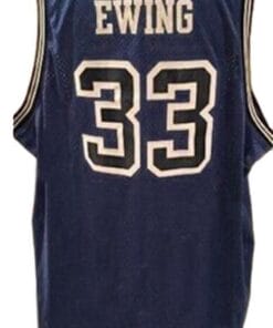 Patrick Ewing #33 College Basketball Jersey Blue