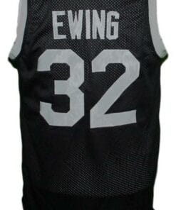 Patrick Ewing Cambridge High School Basketball Jersey Black