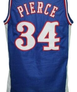 Paul Pierce #34 Custom College Basketball Jersey Blue